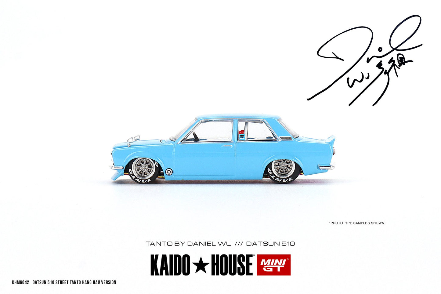 MINI GT x Kaido House 1/64 Datsun 510 Street Tanto V2 by Daniel Wu LHD KHMG042
