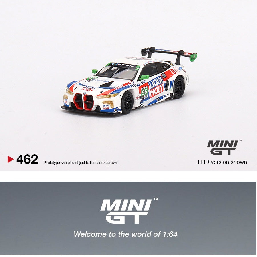 MINI GT 1/64 BMW M4 GT3 #96 Turner Motorsports 2022 IMSA Daytona 24 Hrs LHD MGT00462-L
