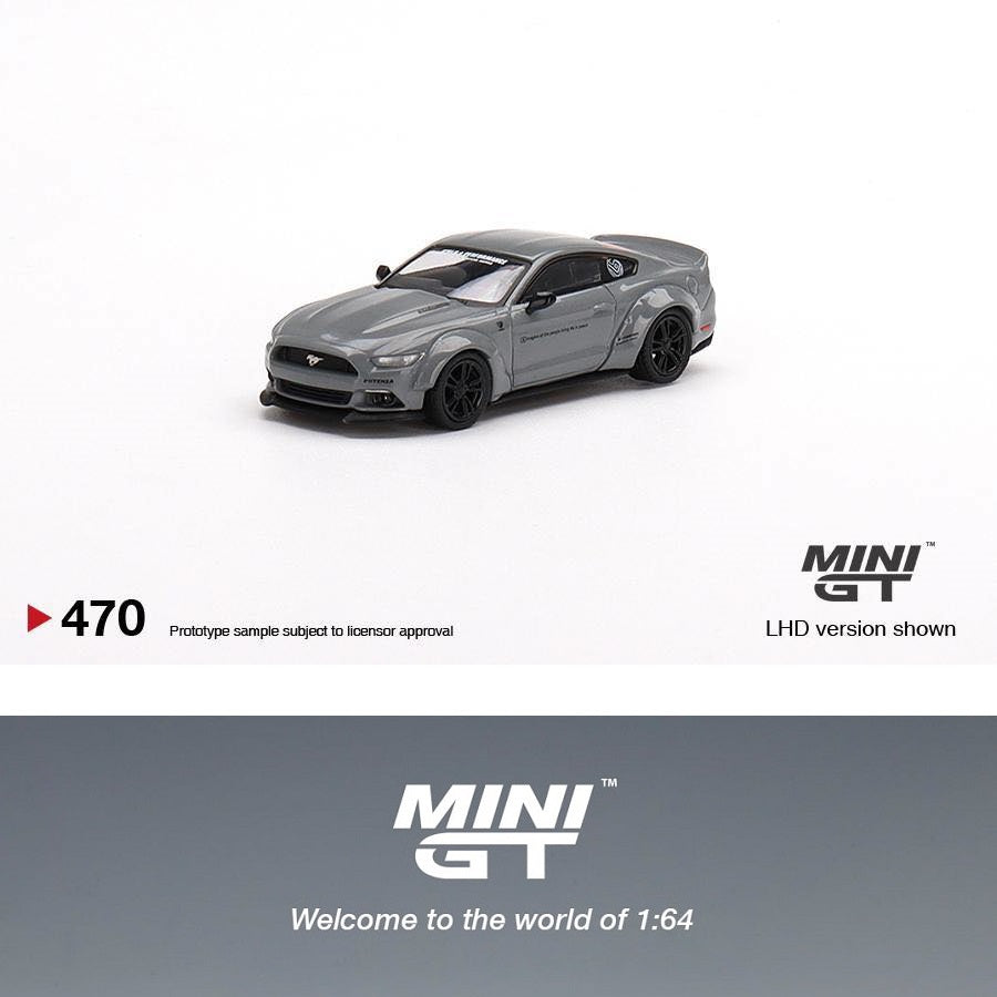 MINI GT 1/64 Ford Mustang GT LB-Works Grey LHD MGT00470-L – Tokyo