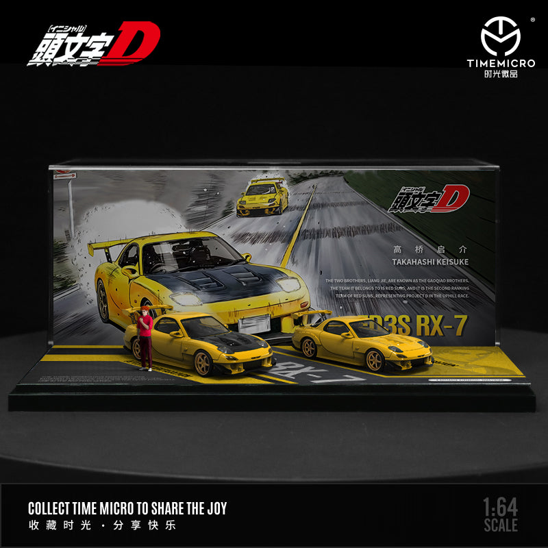 TIME MICRO 1/64 Mazda RX7 Initial D Set of 2 – Tokyo Station