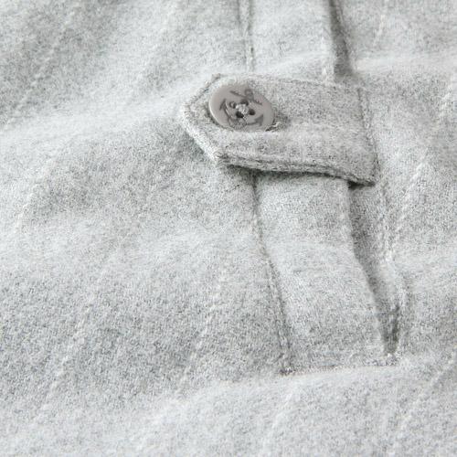 NORTHERN TRUCK coat with hood - M Grey Stripe