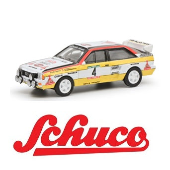 PREORDER Schuco 1/64 Audi Quattro #4 Rallye Portugal 1984 452037000 (Approx. Release Date : JULY 2023 subject to manufacturer's final decision)