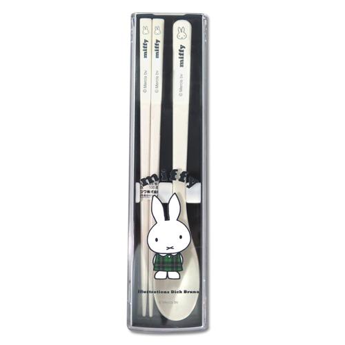 Miffy chopsticks and spoon set 