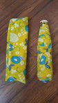a.s.s.a Folding Umbrella with storage bag - Yellow Flower