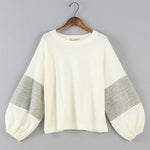 Soft Sleeve Top - White