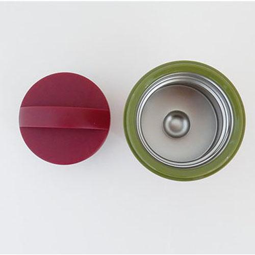 ZELT Stainless Steel Food Container - Small Red