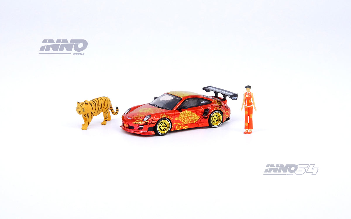 INNO 64 IN64-997LB-CNY22 Liberty Walk LBWK Porsche 997 1:18