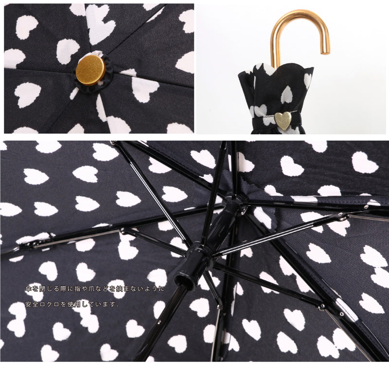 Wpc. Folding Umbrella with storage bag 1726-019 BK