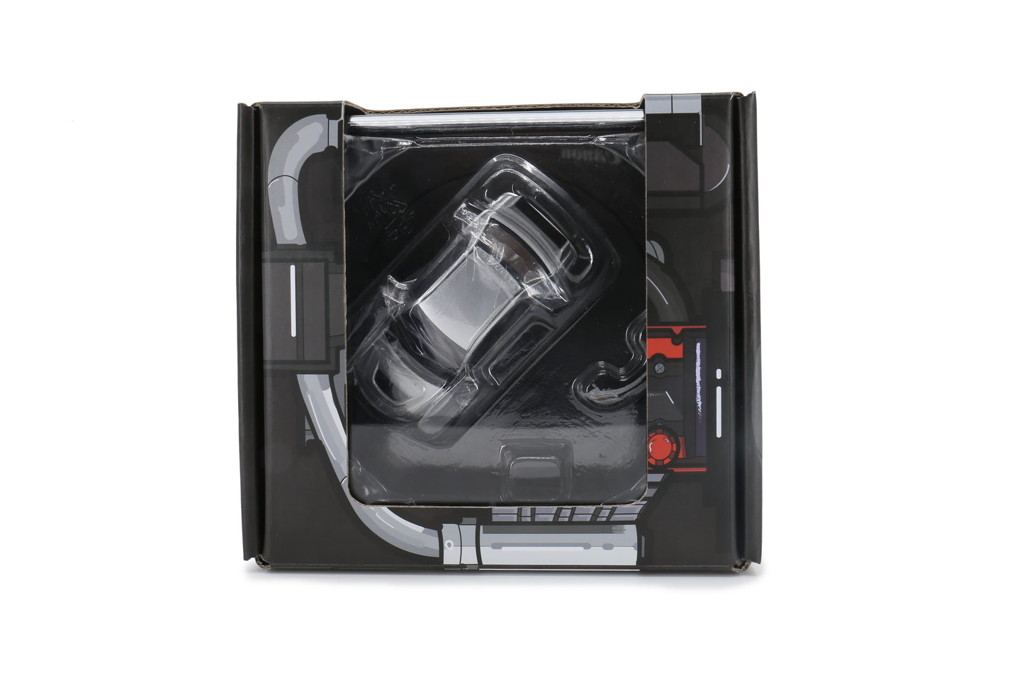 PEAKO 1/64 Mitsubishi 2006 Lancer Evolution IX Silver including a turntable display stand 63500