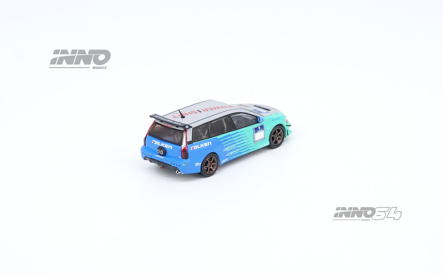 INNO64 1/64 MITSUBISHI LANCER EVOLUTION IX Wagon "FALKEN" Livery IN64-EVO9W-FAL