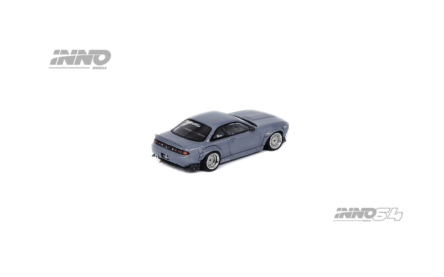 INNO64 1/64 NISSAN SILVIA S14 ROCKET BUNNY BOSS AERO Grey IN64-S14B-GREY