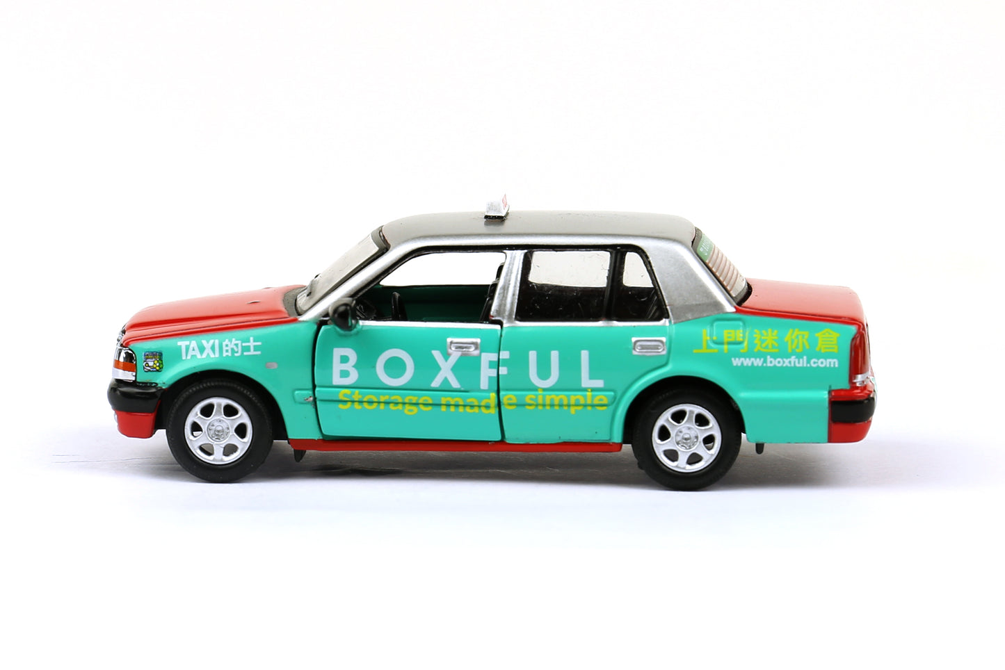 Tiny City 72 Die-cast Model Car – Toyota Crown Comfort Taxi (Boxful Version) 豐田皇冠Comfort的士(Boxful版)ATC64108