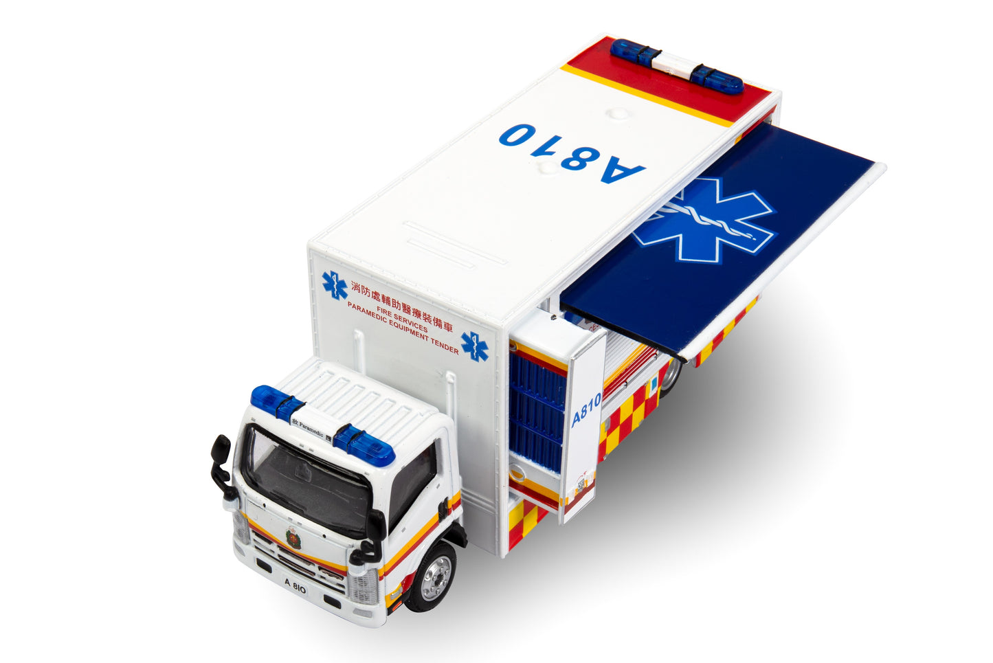 PREORDER Tiny City 73 ISUZU N Series Paramedic Equipment Tender (PET) 五十鈴 N系列 救護輔助醫療裝備車 ATC64276 (Release Date : Feb 2020)