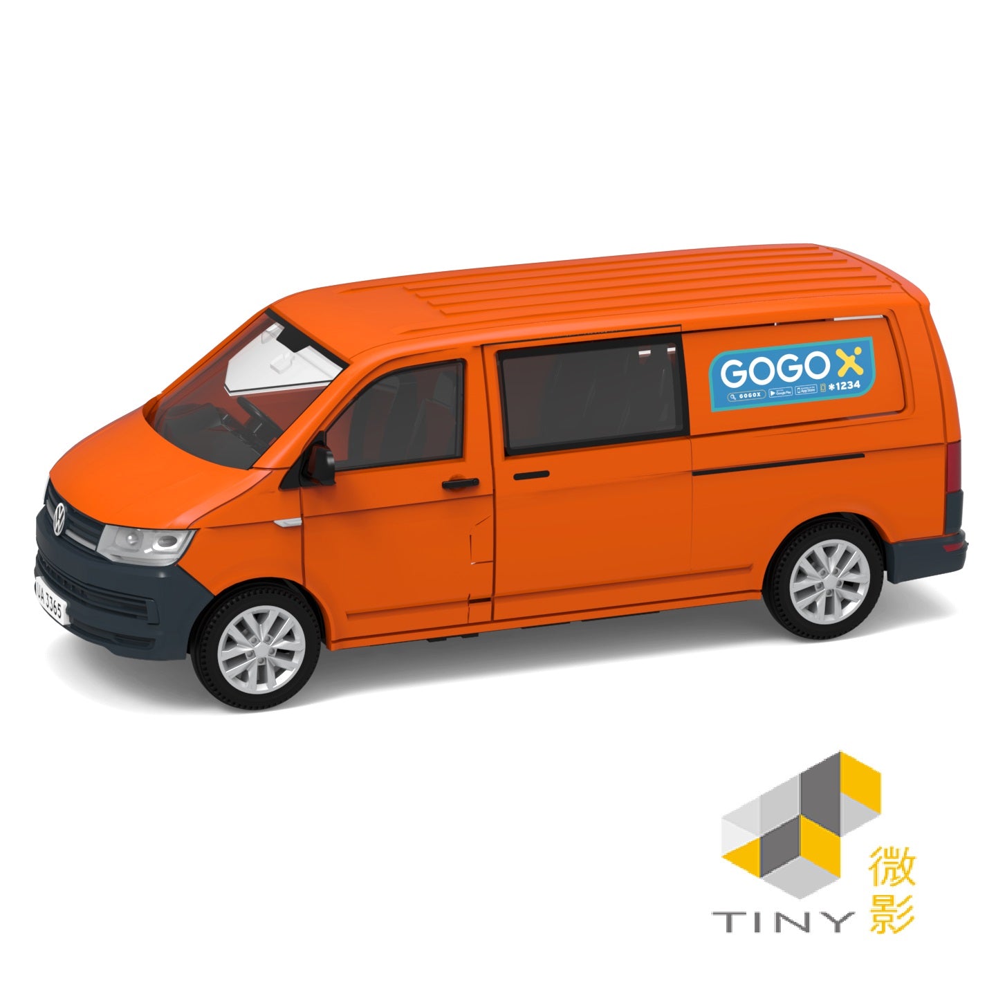 PREORDER TINY 微影 Volkswagen T6 Transporter GOGOX ATC65461 (Approx. Release Date : SEPTEMBER 2022 subject to manufacturer's final decision)
