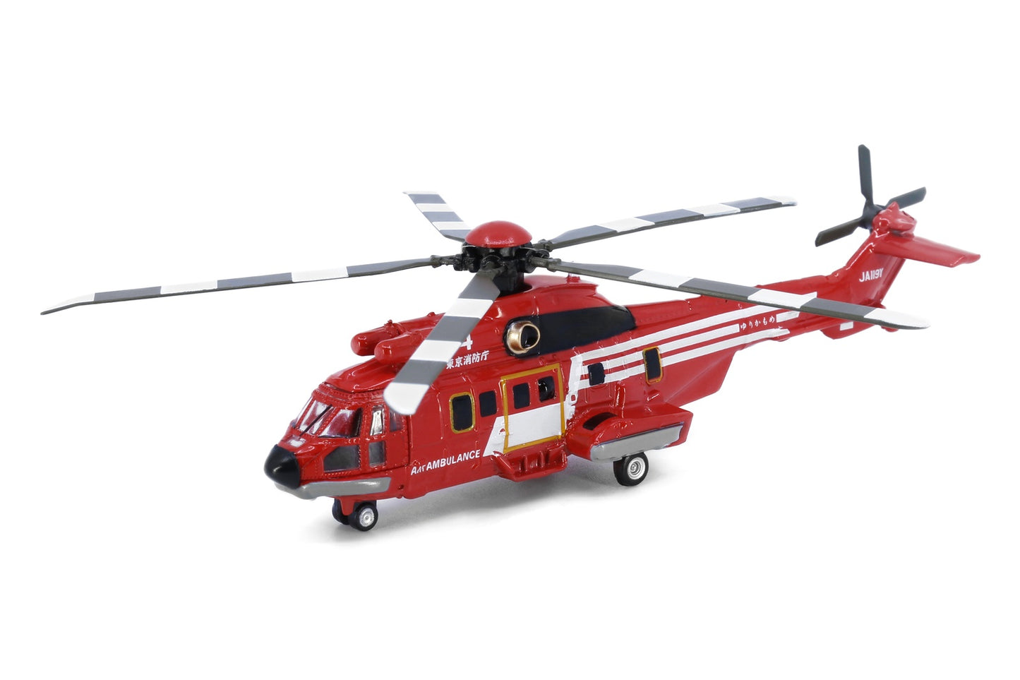 TINY 微影 JP4 Super Puma Helicopter Japan (Tokyo Fire Department Helicopter) ATCJP64004