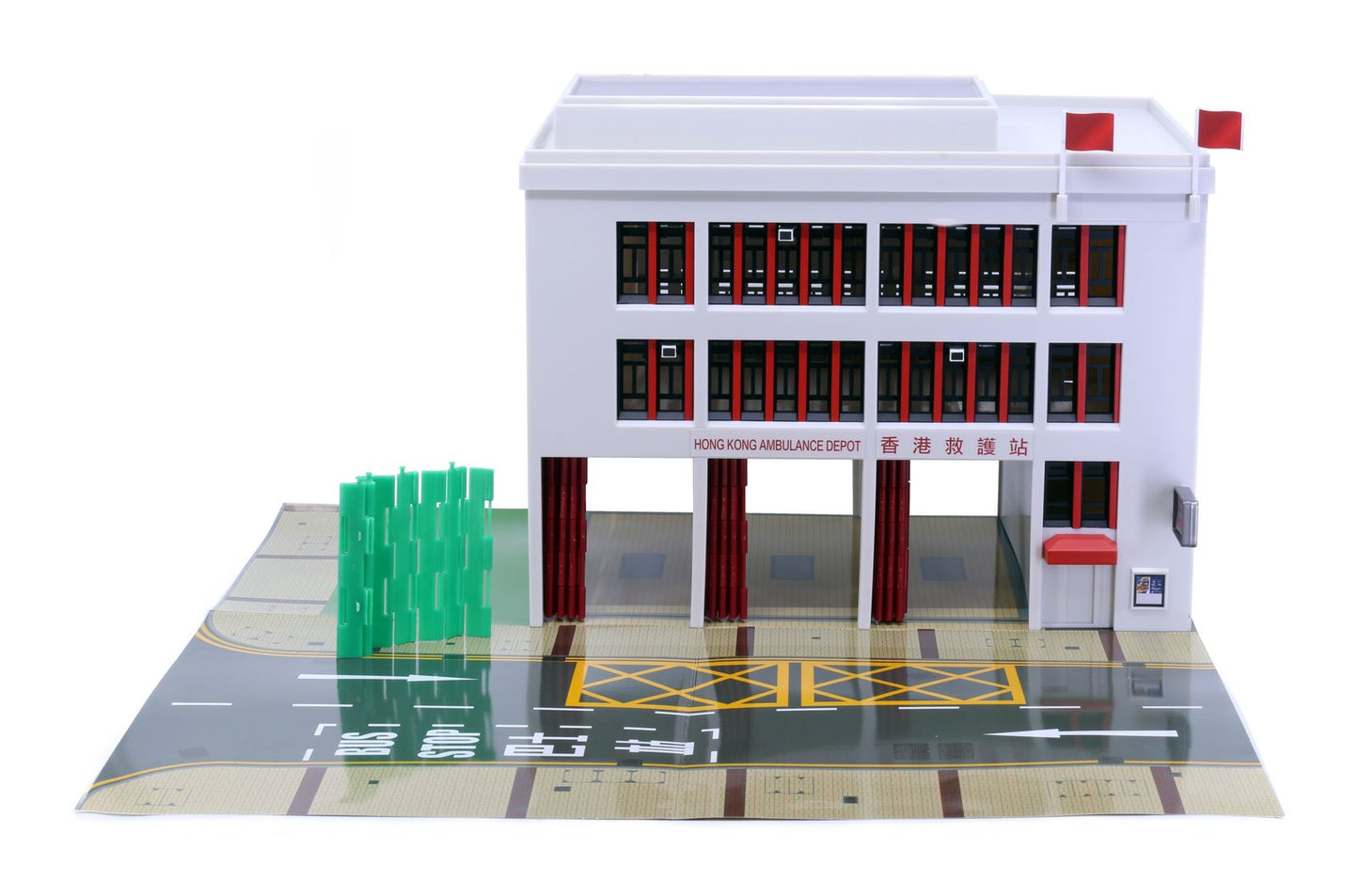 TINY 微影 Ps4 Hong Kong Ambulance Depot (Diorama Playset) 救護站 ATS64037