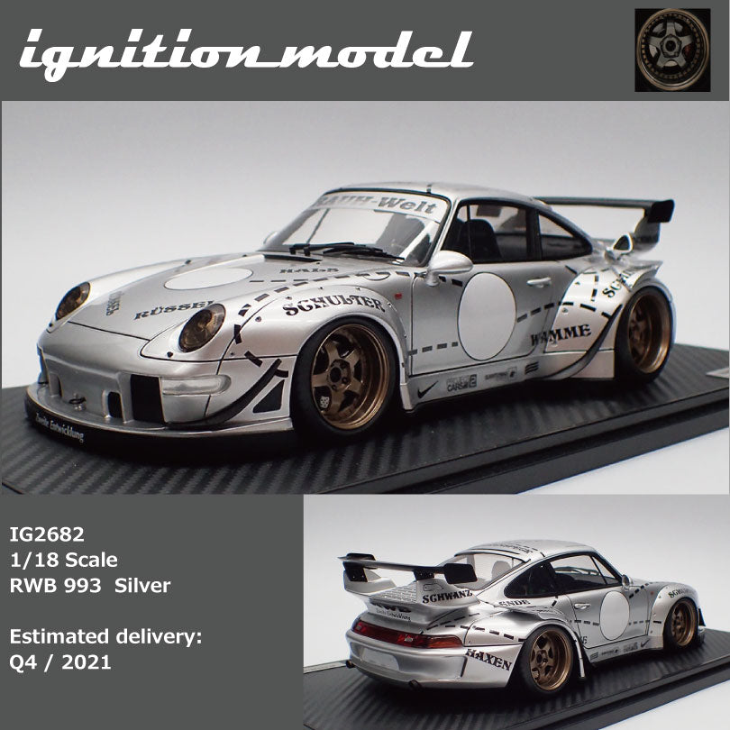 Ignition Model 1/18 RWB 993 Silver IG2682