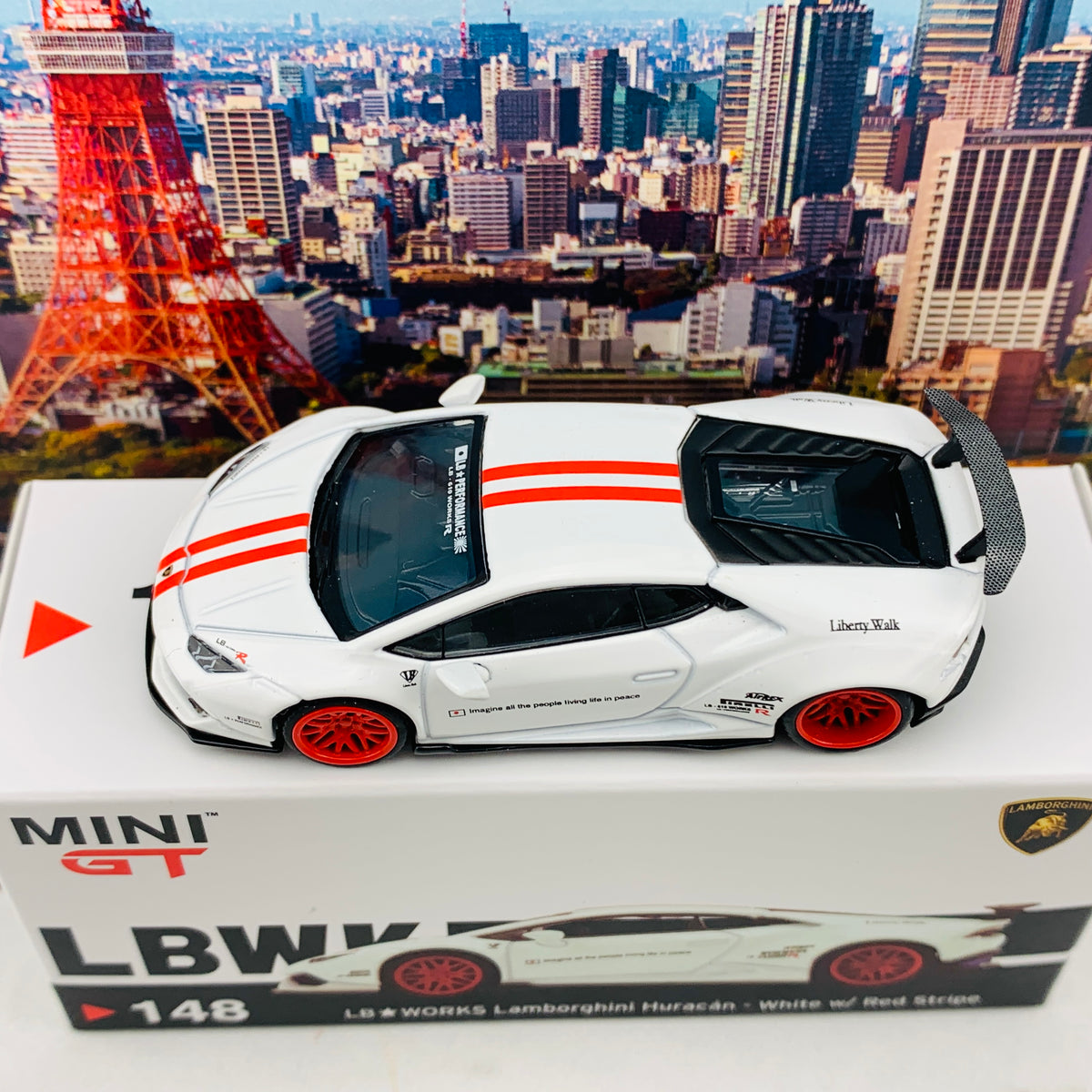 ト*ー様 MINIGLamborghhiniHuracanLBW1/64 MINI GT 1/64 LB WORKS Lamborghini Huracán ver. 1 Light Blue