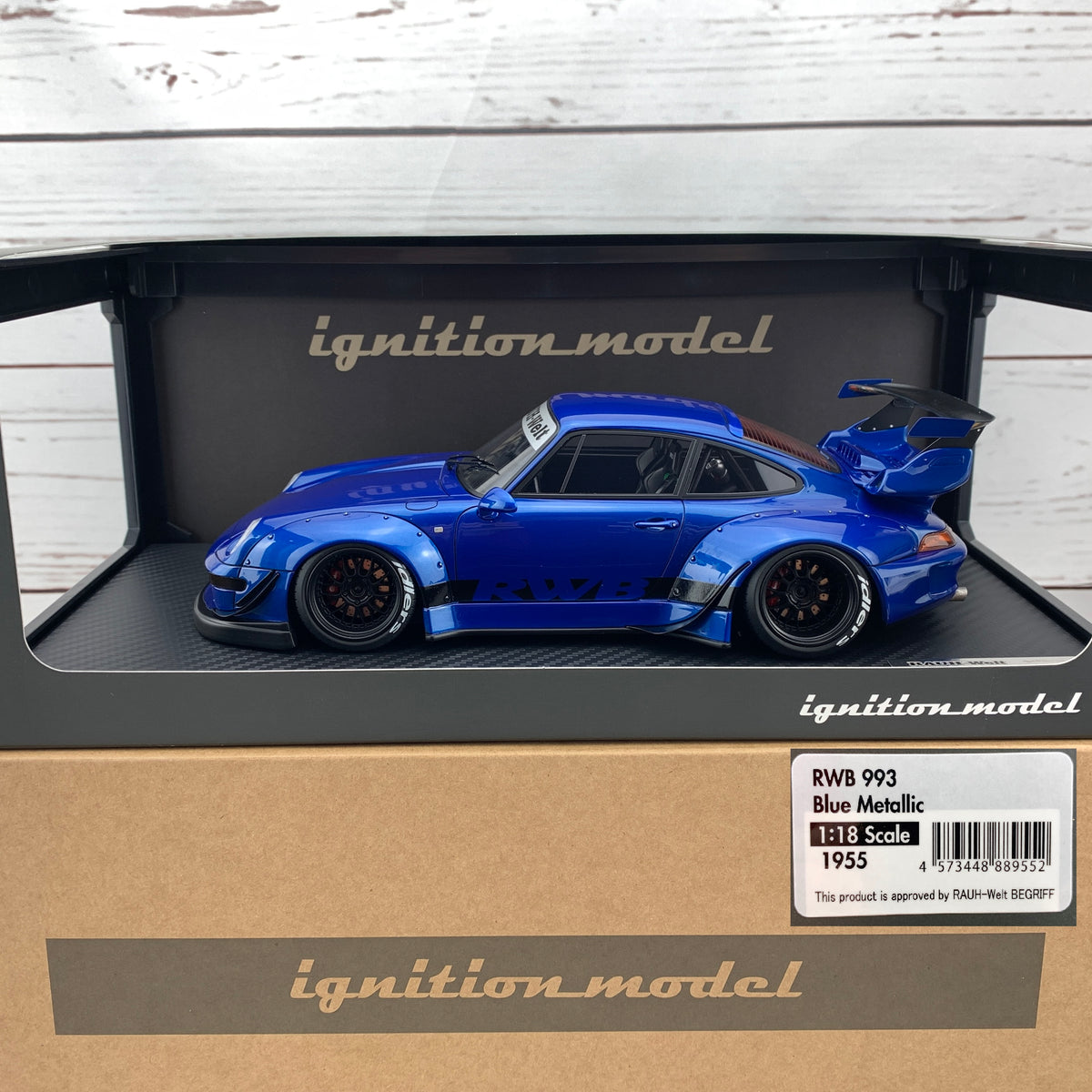 Ignition Model 1/18 RWB 993 Blue Metallic IG1955