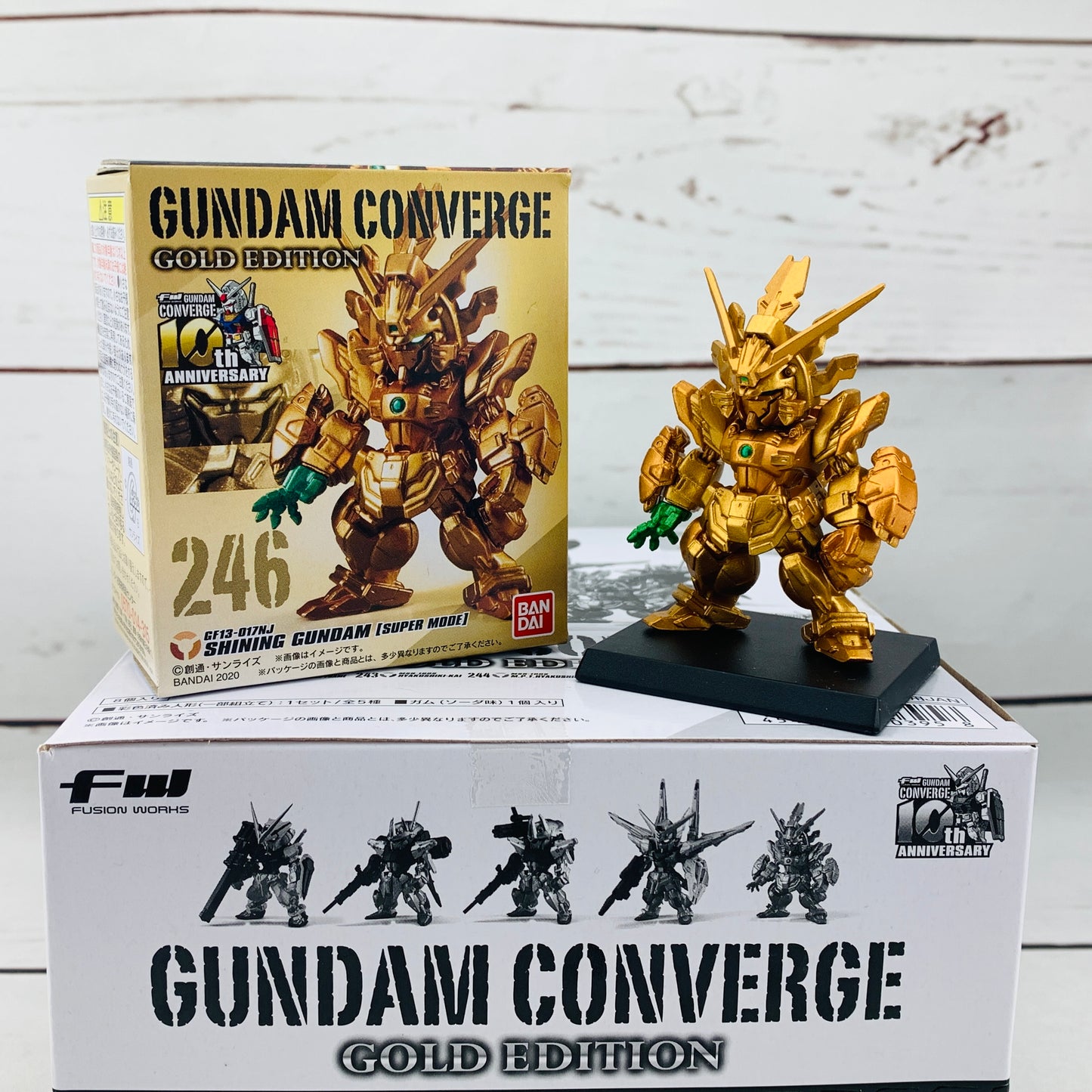 FUSION WORKS Gundam Converge GOLD EDITION Complete set of 5