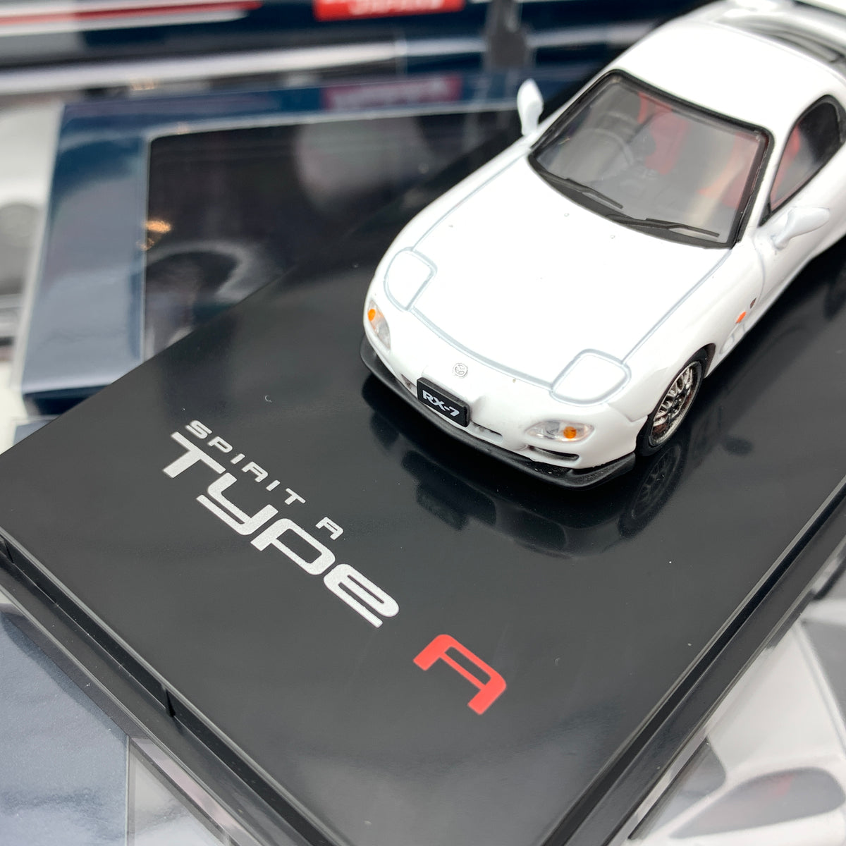 1/43 RX-7 Spirit R Type A ホワイト WiTs PREORDER HOBBY JAPAN JDM64 1/64 Mazda RX-7 (FD3S) SPIRIT R