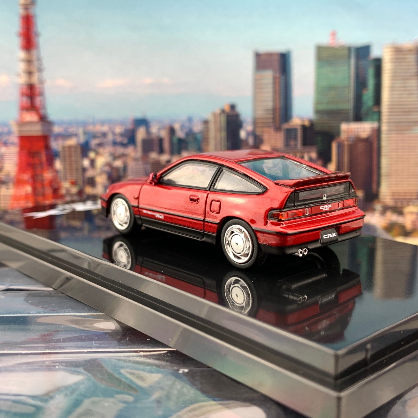 HOBBY JAPAN 1/64 Honda CRX SiR EF8 Red HJ641005R