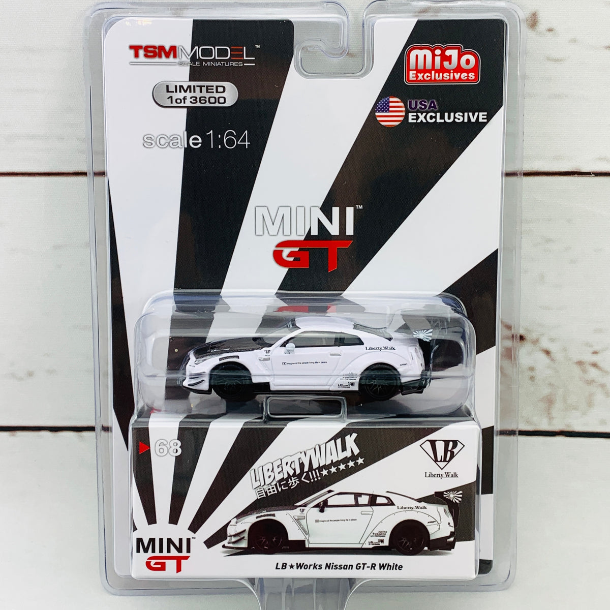 MINIGT 1/64 LBWK ニッサン GT-R 68 R35 lb-silhouette-works-gt-nissan-