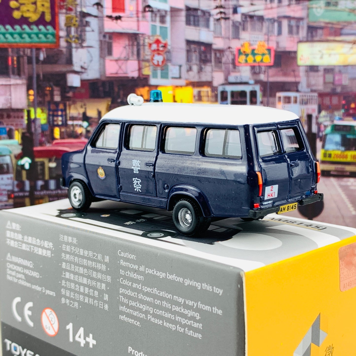 Tiny 微影 15 Ford 1980's Police with single speaker (AM 8145) 大頭福警察客貨車單個喇叭 ATC64873