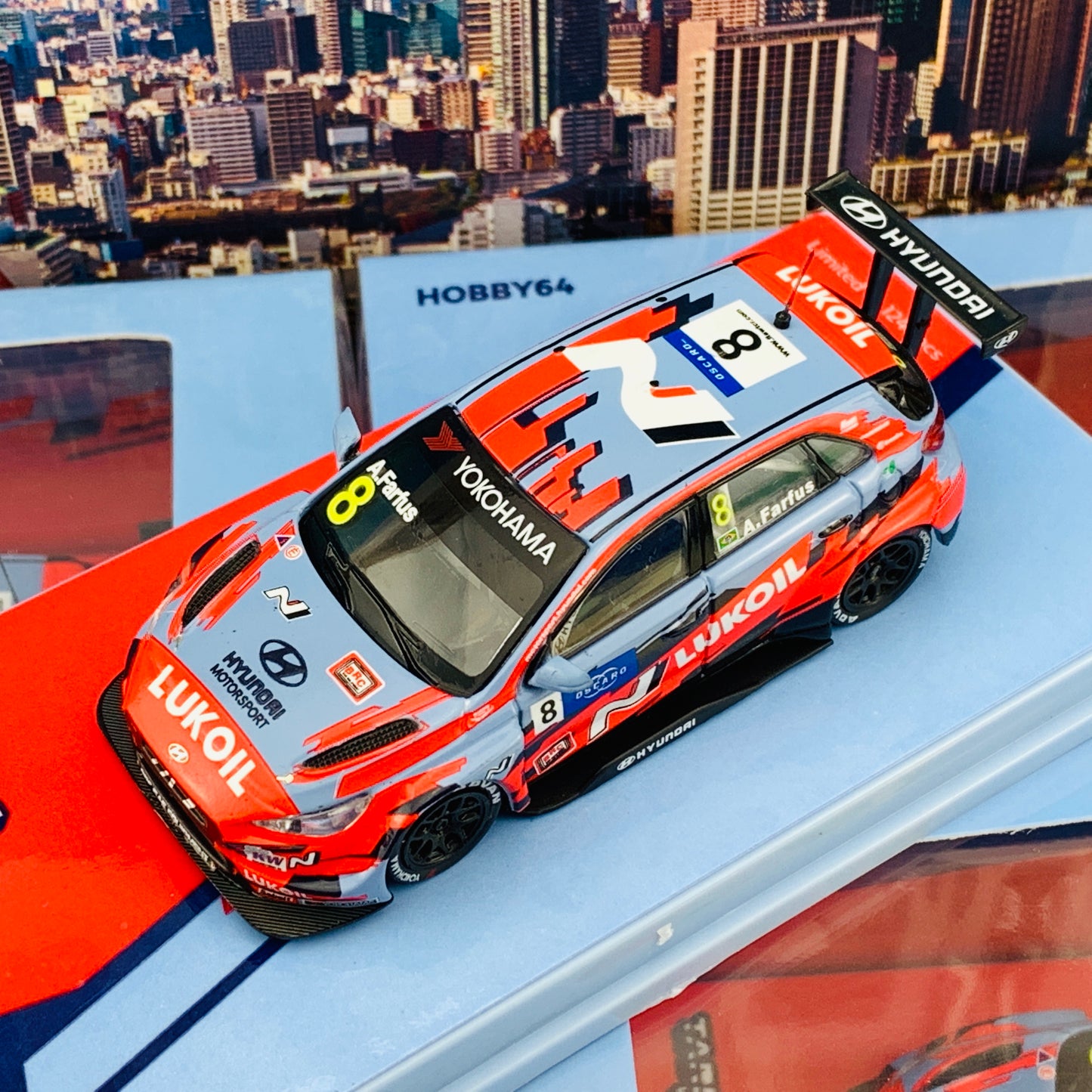 Tarmac Works 1/64 Hyundai i30 N TCR WTCR 2019 Augusto Farfus * Limited to 1248pcs * T64-031-19WTCR08