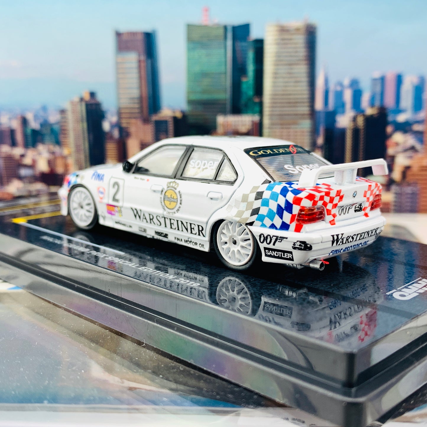 INNO64 1/64 Macau Grand Prix Special Edition 2019 BMW E36 320i #2 Macau Guia Race 1995 - S.Soper IN64-MGP19-320i02