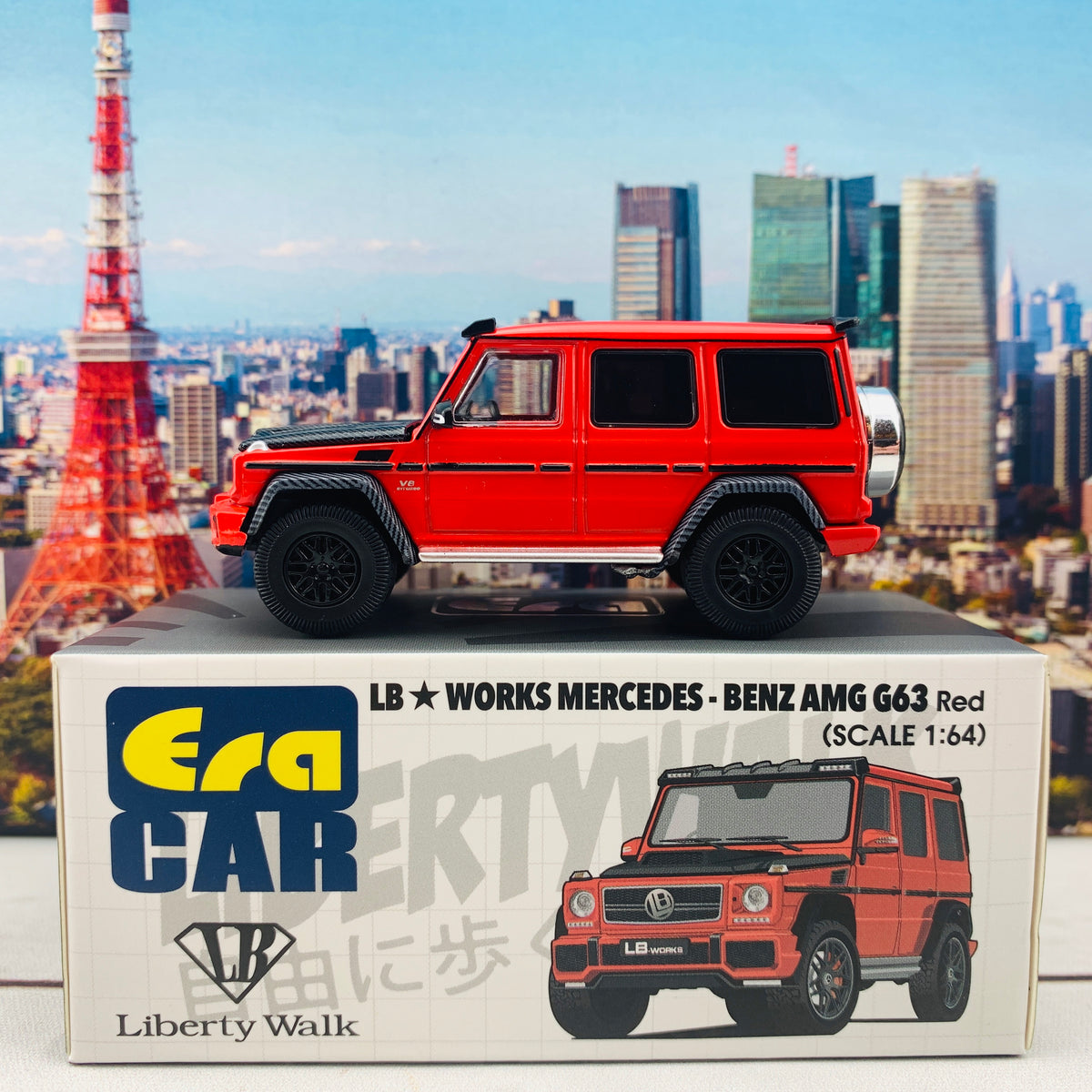 ERA CAR 1/64 LB WORKS Mercedes Benz AMG G63 Red MB204X4SP29