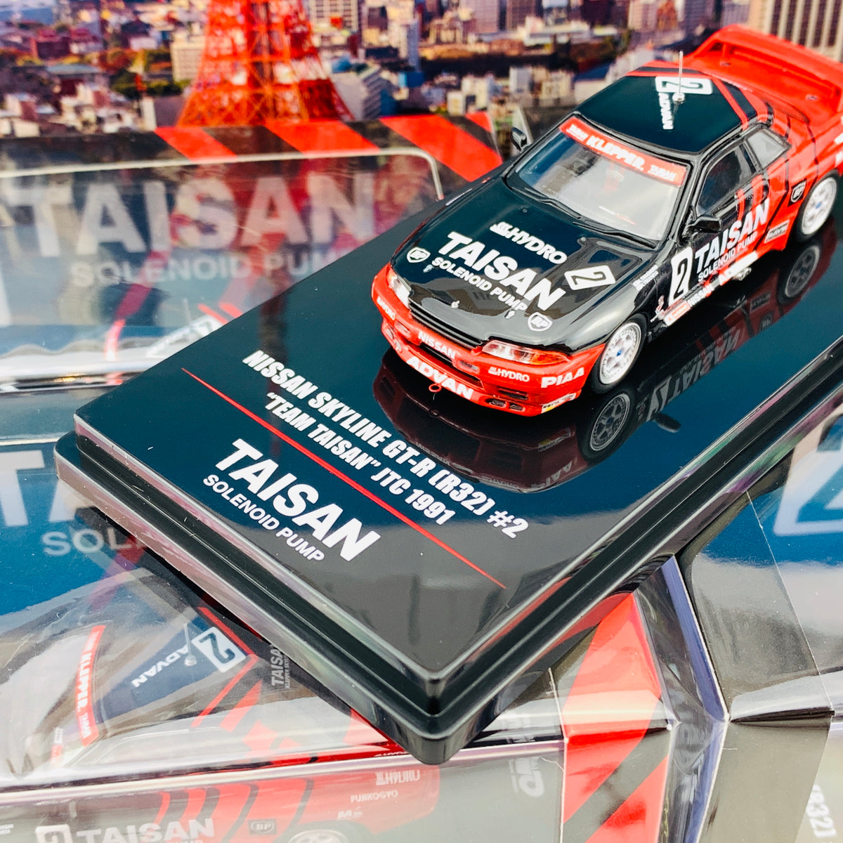 INNO64 スカイラインGT-R R32 #2 TEAM TAISAN JTC INNO64 1/64 NISSAN SKYLINE GTR R32 #2 
