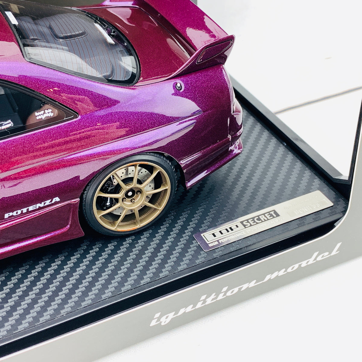 Ignition Model 1/18 TOP SECRET GTR (BCNR33) Midnight Purple IG1927