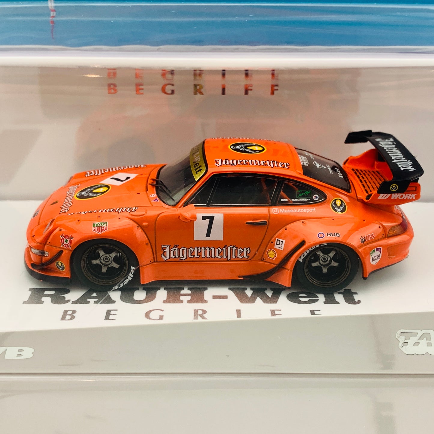 Tarmac Works 1/43 RWB 993 Jagermeister *** Asia Special Edition - Limited to 600 pcs *** T43-014-JA