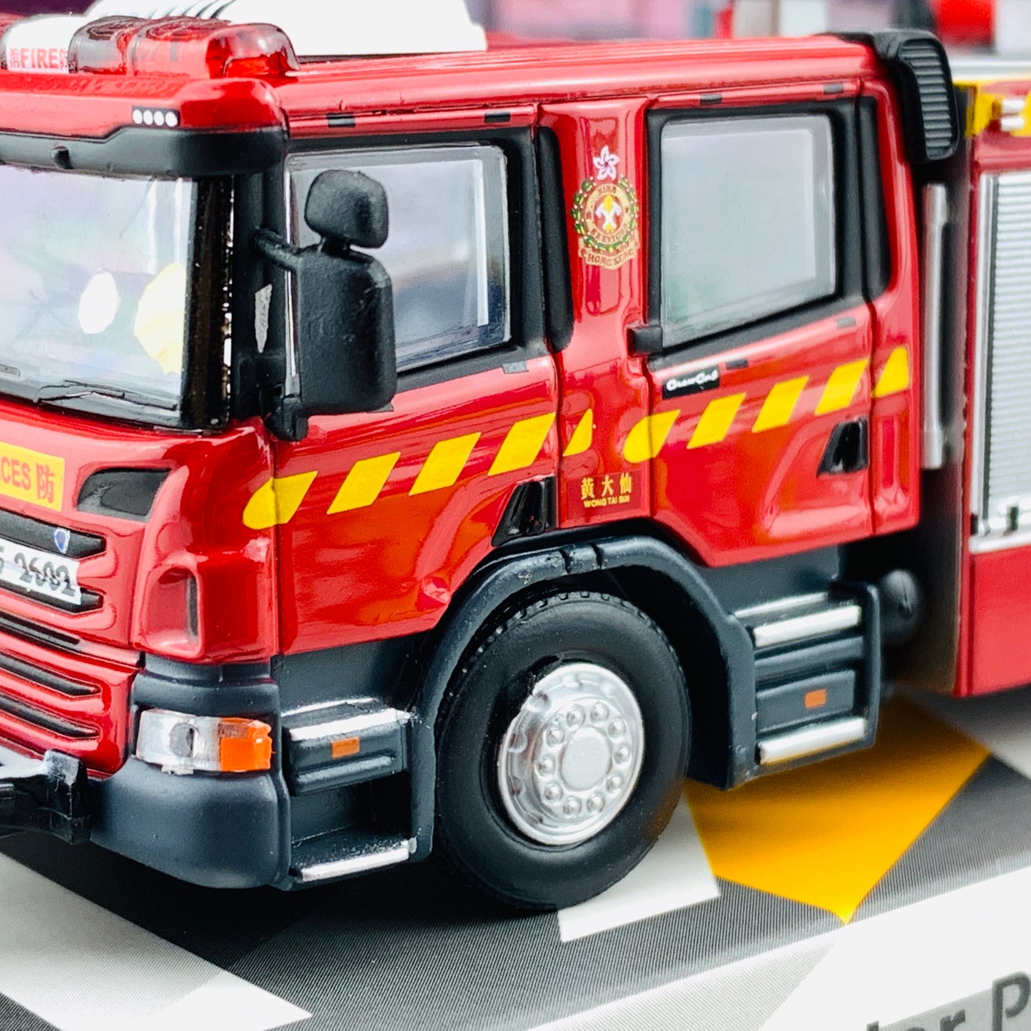 Tiny 微影 197 1/76 Scania Major Pump 消防處泵車 ATC64675