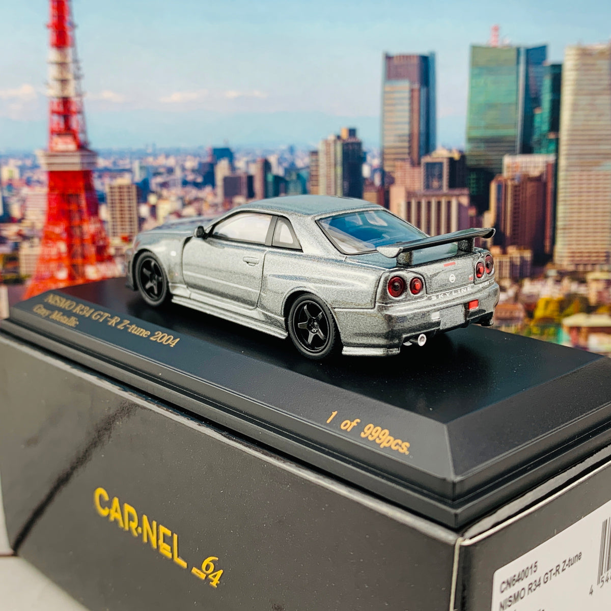 Nismo R34 GT-R Z-tune 1:64 シルバー イグニッションモデル 1/64 ニスモ R34 GT-R Z-tune シルバー