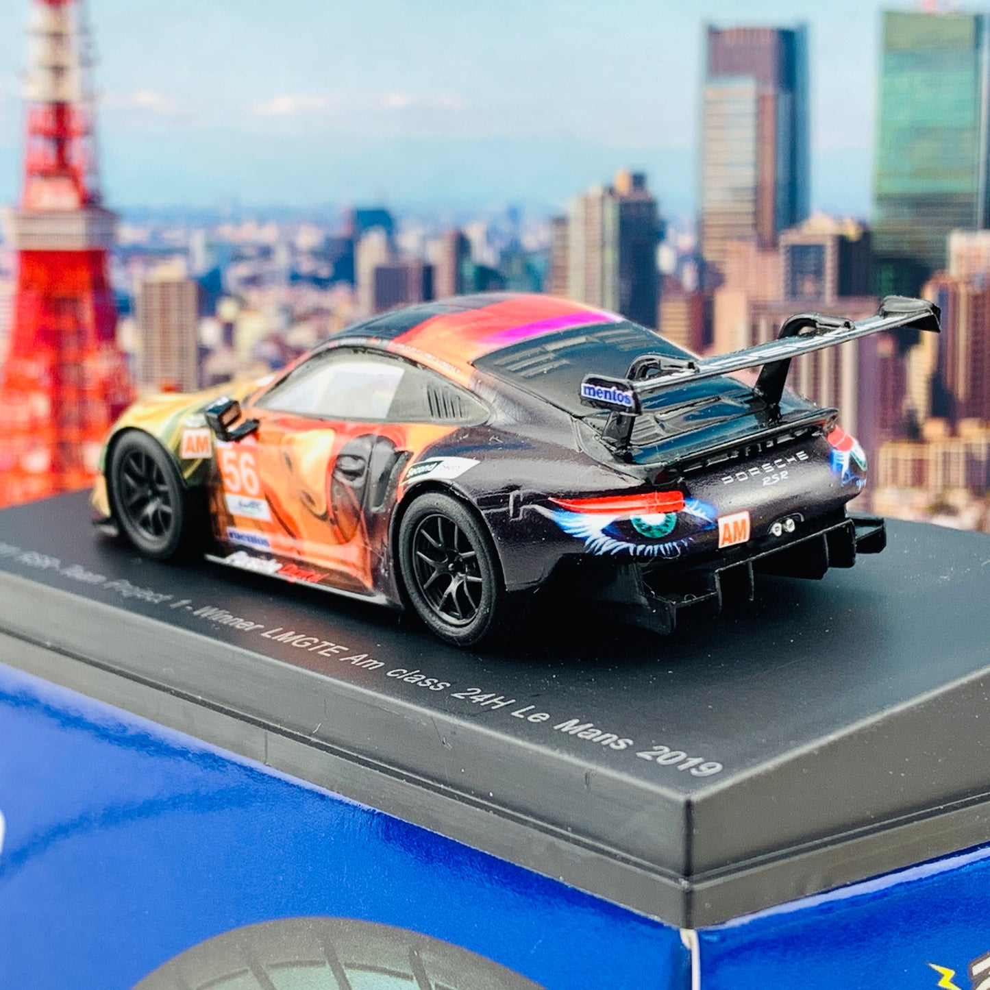 Sparky 1/64 Porsche 911 RSR No.56 Team Project 1 Winner LMGTE Am class 24H Le Mans 2019 J. Bergmeister - P. Lindsey - E. Perfetti Y142