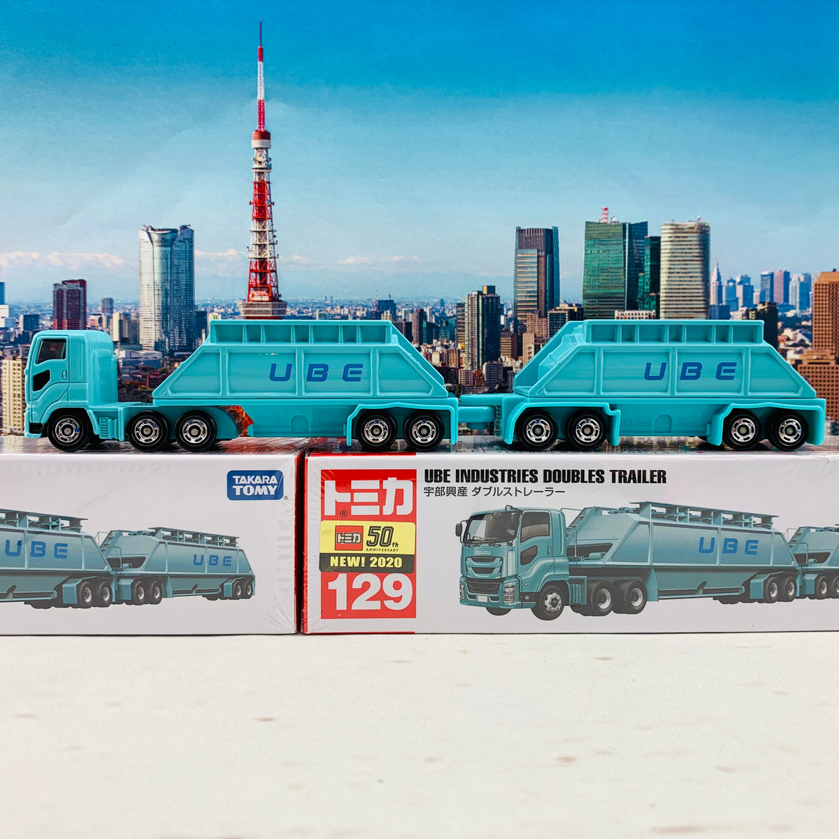 TOMICA 129 UBE Industries Coubles Tralier 宇部興産 ダブルス
