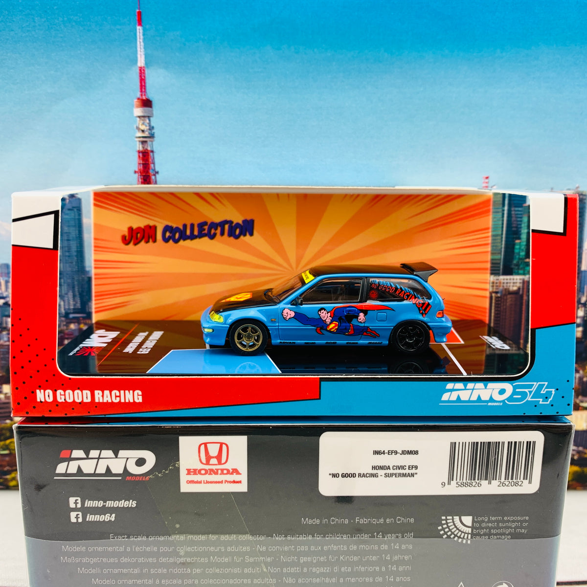 INNO64 1/64 JDM COLLECTION HONDA CIVIC EF9 