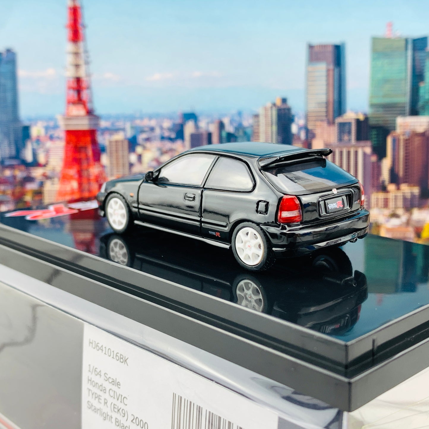 HOBBY JAPAN 1/64 Honda Civic TYPE R EK9 2000 STARLIGHT BLACK PEARL HJ641016BK