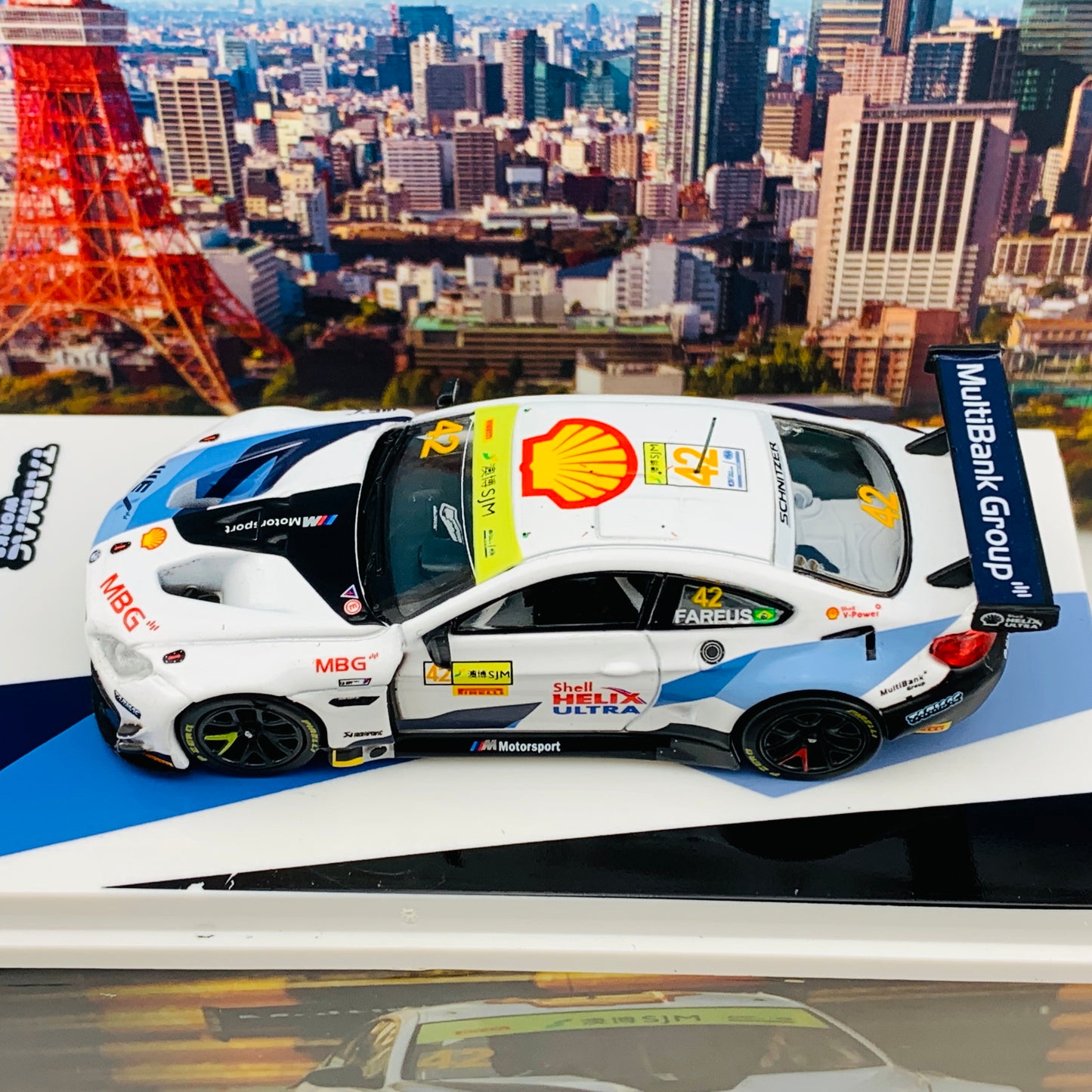 Tarmac Works 1/64 BMW M6 GT3 Macau GT Cup - FIA GT World Cup 2019 Augusto Farfus T64-020-19MGP42