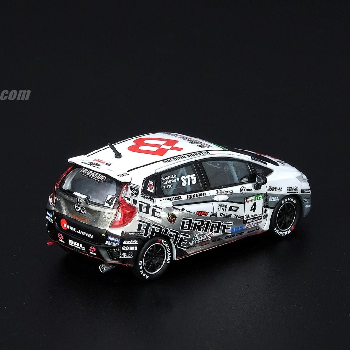 PREORDER INNO64 1/64 HONDA FIT 3 RS #4 "BRIDE" Super Taikyu 2017 IN64-GK5-4ST97 (Approx. Release Date : June 2020)