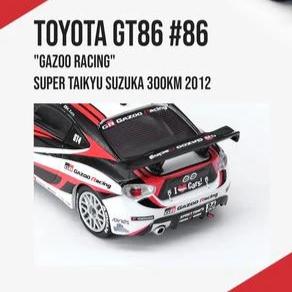 PREORDER INNO64 1/64 TOYOTA GT86 #86 "GAZOO RACING" Super Taikyu Suzuka 300km 2012 IN64-GT86-GRST12 (Approx. Release Date : April 2020)