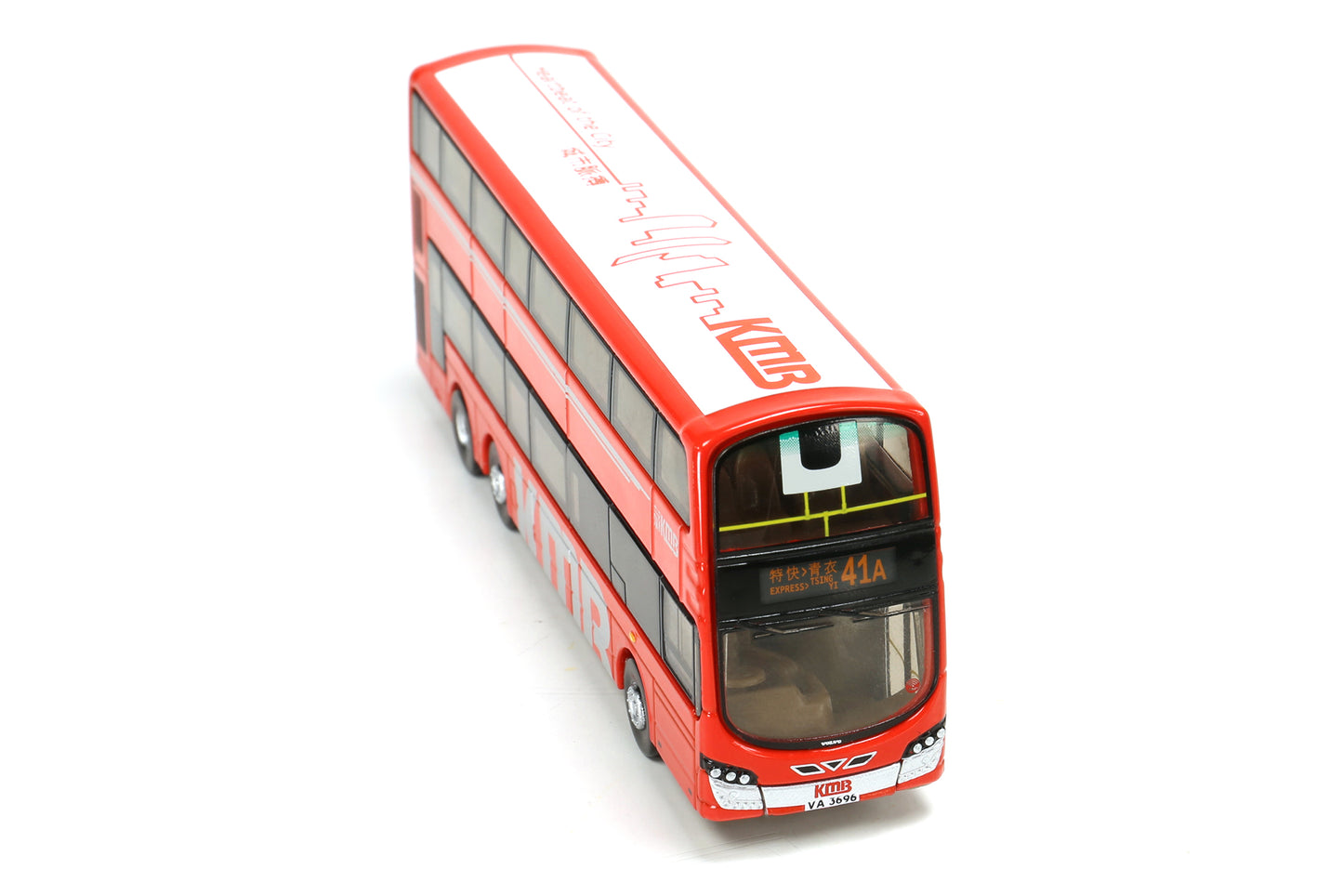Tiny 微影 119 KMB Volvo B9TL Wright Red (Express > Tsing Yi 41A) 前衛富豪B9TL 紅色 (特快>青衣41A) AKMB-M-2017080