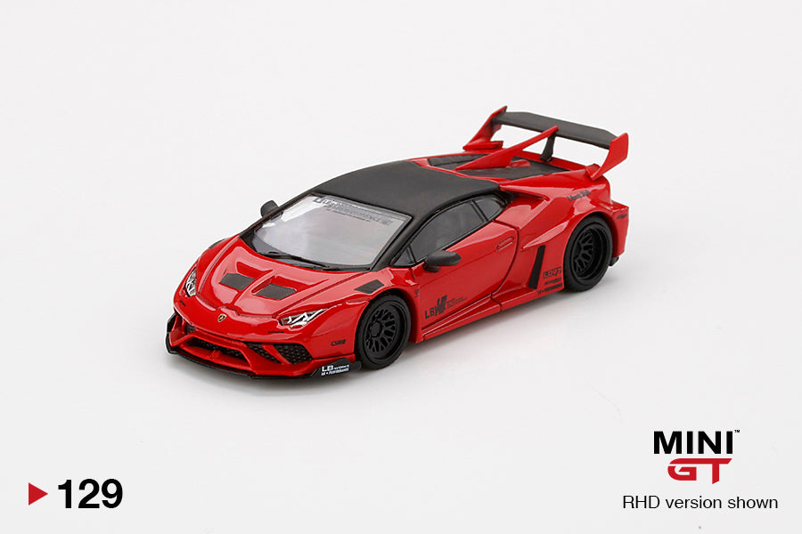 MINI GT 1/64 LB★WORKS Lamborghini Huracan GT Rosso Mars RHD MGT00129-R