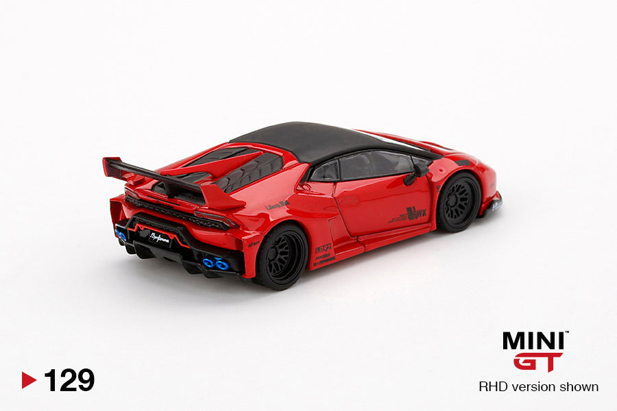 PREORDER MINI GT 1/64 LB★WORKS Lamborghini Huracan GT Rosso Mars RHD MGT000129-R
