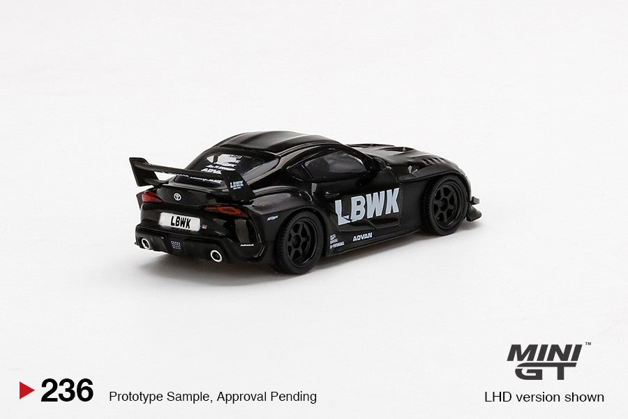 MINI GT 1/64 LB WORKS Toyota GR Supra Glossy Black + Matt Black (China  Exclusive Edition) RHD MGT00236-R