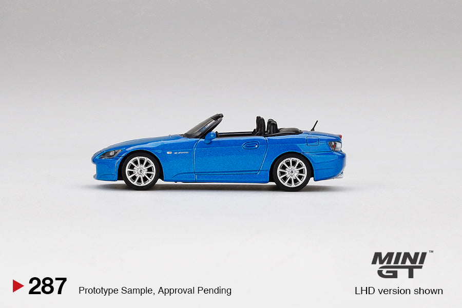 MINI GT 1/64 Honda S2000 Bermuda Blue Pearl RHD MGT00287-R