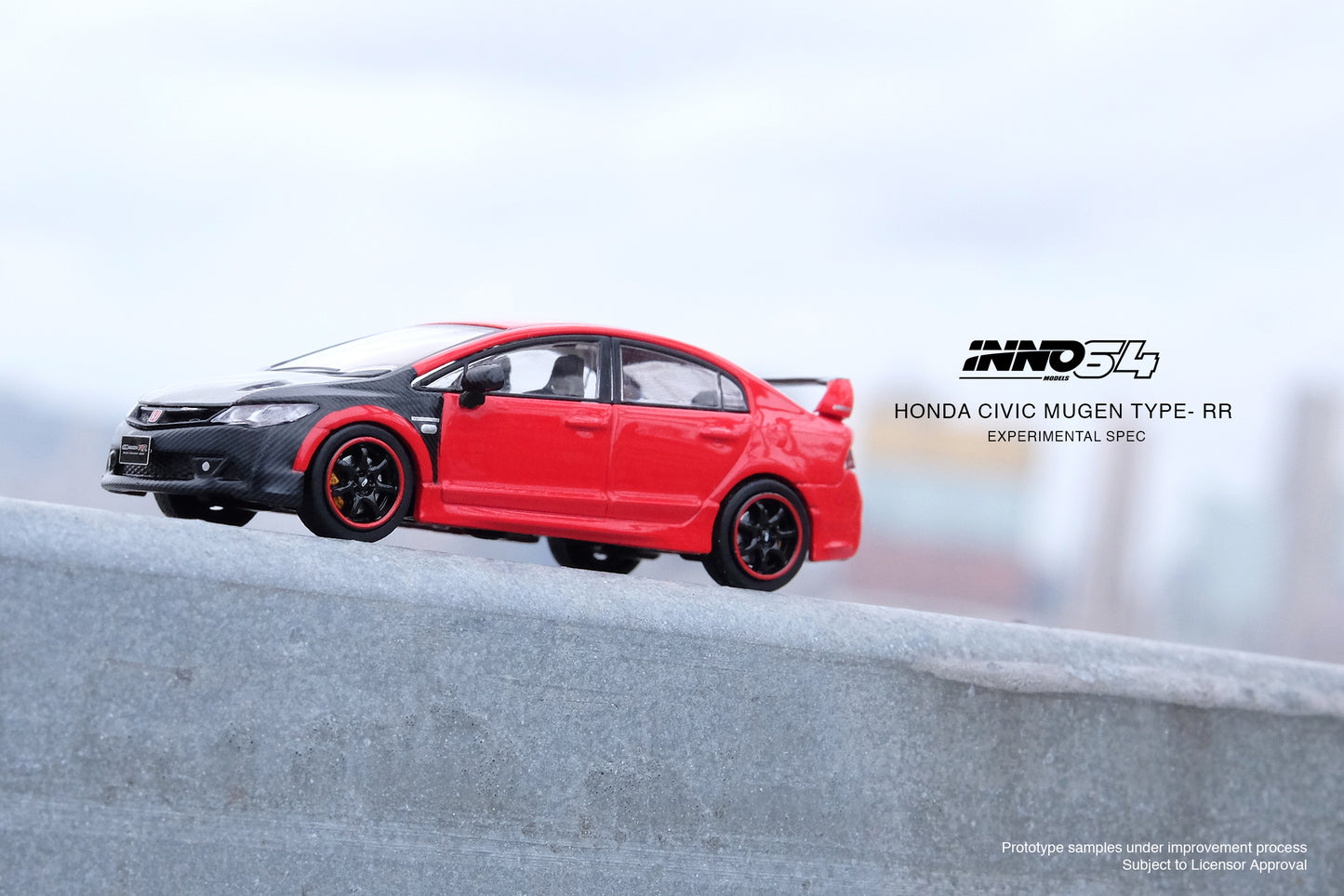 INNO64 1/64 HONDA CIVIC Type-RR FD2 MUGEN RR Experimental Spec 2008 IN64-FD2R-RRES