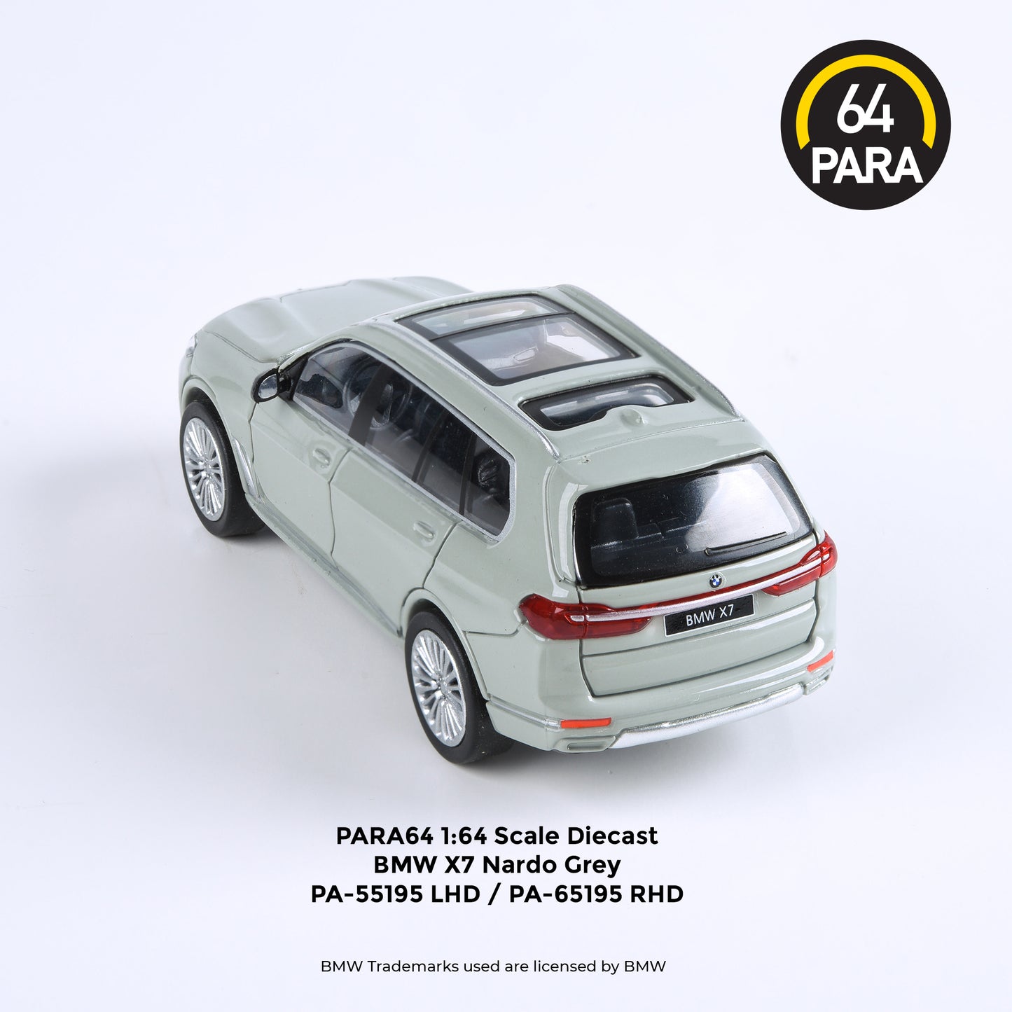 PARA64 1/64 BMW X7 Nardo Grey LHD PA-55195